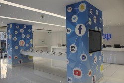 Visual elements of the new iWay store